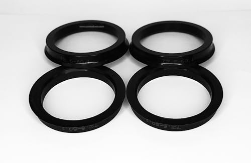 Centradores 4 LLANTA 72.6-60.1 Aros para Llantas ATS AVUS Brock CMS FONDMETAL INOVIT KESKIN LENSO MOTEC OXIGIN PDW RC Design Smiths STILAUTO TOMASON WHEELWORLD WOLFRACE