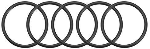 sourcing map 5 Stück Dichtung O Ringe 40mm AD 33,8mm ID 3,1mm Breite Nitrilkautschuk Metrische Dichtungsringe Gummi Unterlegscheiben für Wasserhahn Druckleitungen Öl Säure Beständig Schlauch