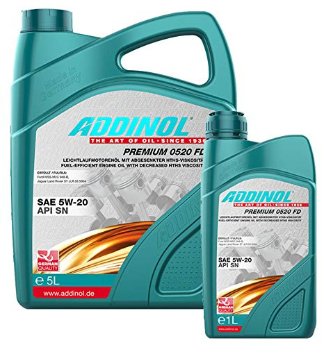 Addinol Motoröl 5W-20 Premium 0520 FD 5L + 1L