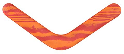 TOYANDONA 1Pc Schiuma Boomerang di Ritorno Triangolo Boomerang per Il Ragazzo E La Ragazza Esterna di Volo Giocattolo Rosso