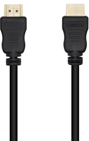 AISENS Cable HDMI V1.4 Alta Velocidad 14+1 CCS. A/M-A/M. Negro. 1.0m