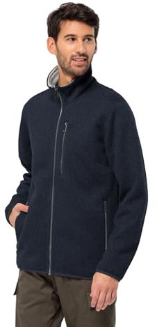 Jack Wolfskin Herren Robson Fjord Jacket Fleece Jacke, Night Blue, L EU