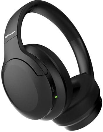 HiFuture FutureTour Wireless Over-Ear Headphones, ANC Noise Cancellation, 40 Hours Playback, 4 MEMS Microphones and Bluetooth V5.2