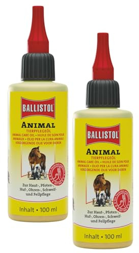 RL24 Ballistol Animal - Olio per animali domestici con effetto profondo, cura delicata per cavalli, cani ecc. | ideale per la cura della coda, del pelo e degli zoccoli | per la casa, il cortile e gli