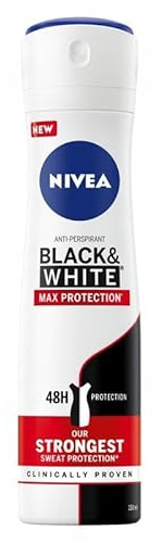 Nivea Women Deospray - Black & White Max Protection - 6er Pack (6x 150ml)