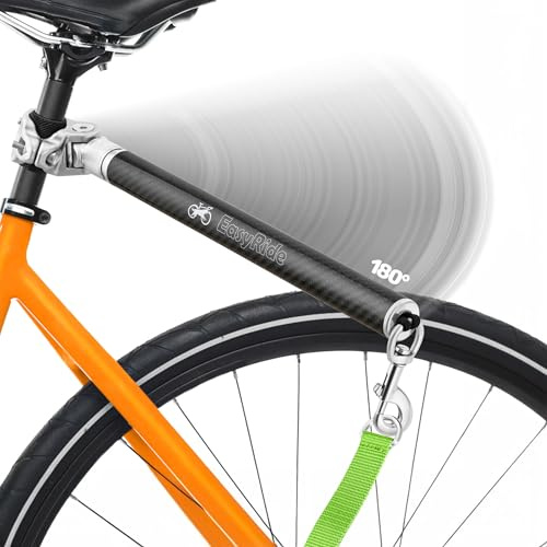 Hands-Free Leads for Dogs -180° Rotating Dog Bicycle Lead with Shock Absorbers and Quick Attachment Mechanism (Green)