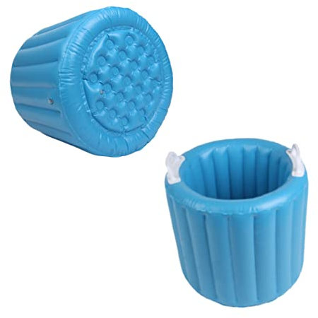 Alipis Multi-Functional Portable Inflatable Ice Bucket Foldable Storage Bucket for Home Garden Travel