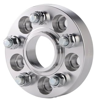 Élargisseurs Voie auto Pour Chrysler 300 300C 300C Pour SRT8 Entretoises De Roue Adaptateur De Roue 1 Pièce PCD 5x115 CB 71,6 Mm Entretoises Roue(Silver 15mm)