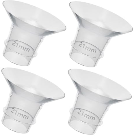 BESTonZON 4stücke Ersatz Flanscheinsätze Für Milchpumpen Wiederverwendbar Aus Silikon Praktische Milchpumpenteile Für Tragbare Pumpen Kompatibel Mit Vielen Marken