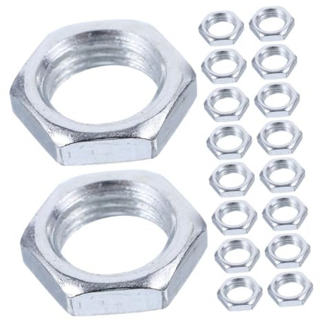 ULTECHNOVO 200 Piezas Tuerca de Lámpara Hexagonal Contratuercas Tuerca de Seguridad para Varilla de Lámpara para Fabricar