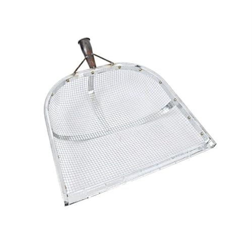 trädgårdssil Trädgårdsskötsel Jordspade Metall Jordnötssil Jordspade Jordbruksfilter Sil Jordskyffel Jordnötsfilter Jordfilter(Photo Color 6MM)
