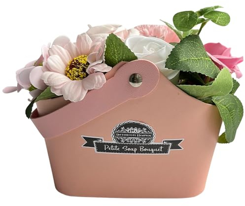 StockStore Ramo de flores de jabón de lavanda, flores de jabón para cumpleaños, regalos de flores para mujeres, flores para el día de la madre, ramo de flores de San Valentín para ella y ramo de