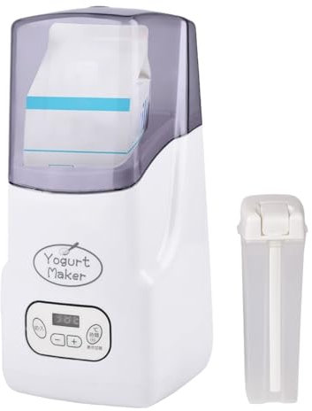 Cammeciso Yoghurt Maker,Rices Wine Natto Machine,Probiotic Yogurt Maker,Multi-Function Electric Yogurt Machine,Fully Automatic Yogurt Maker Machine,Adjustable Temperature,With Plastic Liner