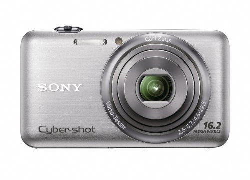 Sony Cybershot DSC-WX7 Digital Camera 16.2 Megapixel with 5x Optical Zoom 2.8-Inch LCD Silver (Renewed)