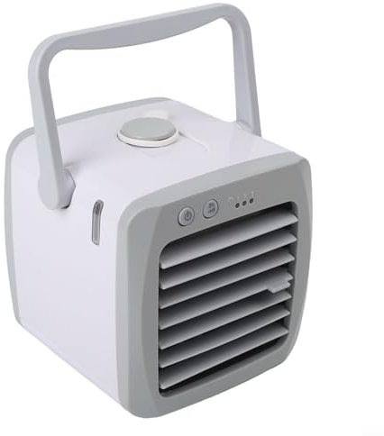 Yuanpgky Mini ventilateur de climatiseur portable rechargeable par USB avec réservoir d'eau pour voiture, utilisation intérieure et extérieure, design économe en énergie