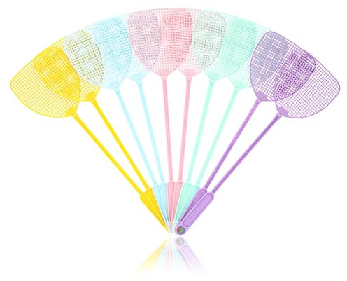 Rovar Scacciamosche per mosche, zanzare, confezione da 10 pezzi, con distanziatore per mosche, zanzare e insetti, 44 x 12,5 cm, colori assortiti