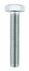 BATIFIX DIN 933 Sechskantschrauben verzinkt 8.8, M16 x 40, 5 Stück | Gewinde bis Kopf, Gewindeschrauben, Maschinenschrauben, Vollgewinde