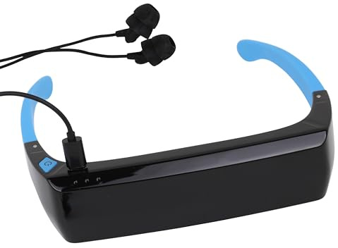 Dispositivo per occhiali benessere per terapia della luce e del suono a 40 Hz | Macchina sincronizzata con luce e suono gamma indossabile per chiarezza mentale