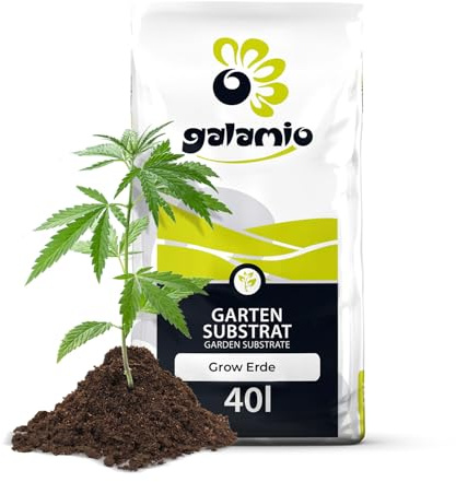 GALAMIO Grow-Erde 40 L | Für Pflanzen mit hohem Nährstoffbedarf