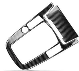 För A4 A5 B8 Kolfiber Interiör Centralt Styrväxel Skiftpanel Dekoration Lock Trim Tillbehör Bil Styling Bilinredning Kolfiber(C)