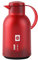 Emsa N40117 Samba Isolierkanne |1,5 Liter | Quick Press Verschluss | 12h heiß und 24h kalt | Transluzent/Rot