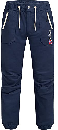 Nebulus Herren Chino Hose Bullit, Casual Cargohose aus Baumwolle & Elastan, Herrenhose mit Zugbund & elastischer Taille