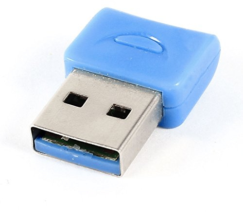 Ruilogod Azul 2.4G Nano Wireless-N WiFi Red USB Adaptador LAN WPS Cifrado
