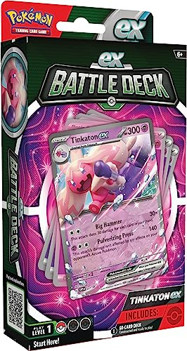 Pokémon TCG: Tinkaton ex Battle Deck (Baraja de 60 Cartas Lista para Jugar)