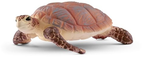 Schleich WILD Life | Echte Karettschildkröte 14876 | 6 x 7 x 2 cm | Spielfigur ab 3 Jahren | detailgetreue Tierfiguren | detailgetreue Tierfigur | Geschenk für Jungen und Mädchen