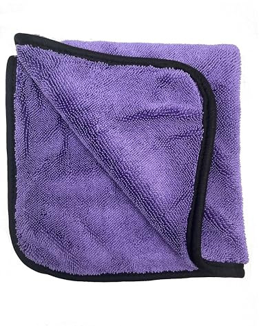 Premium 1200GSM 16x16 doble capa Twisted Loop toalla de secado de coche de microfibra (gris)