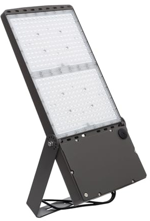 LEDKIA LIGHTING Foco Proyector LED 400W Premium 160lm/W Regulable 1-10V Pyros para Jardín, Terraza, Patio, 3000K Type 3 S1 130x60 Blanco Cálido