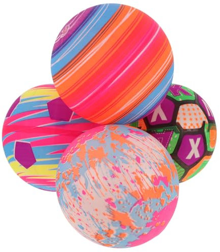 Vaguelly 8stücke Aufblasbare Strand Volleyballs Fluoreszierende Spielbälle Für Beach Pool Und Party Material Zufällige Designs Spaß Für Ganze Familie