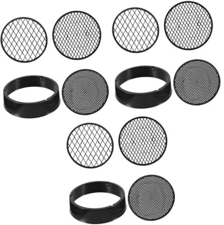 UKCOCO 3juegos De Suelo De Plástico con Malla Reemplazable para Jardinería Criba Clasificadora para Tierra Malezas Uso Bonsáis y Gatos De Tamices De Laboratorio