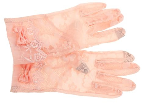 minkissy Spitzenhandschuhe Für Damen Hochzeit Party Stilvolle Handschuhe Aus Spitze Mit Schlichtem Design Für Teeparty Und Cosplay-veranstaltungen