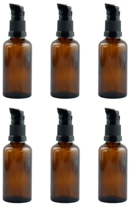 6 Stück 10 ml Leer Glasflaschen Braun, bernsteinfarbene Glas-Lotion-Flaschen, Nachfüllbar Zerstäuber Sprühflasche mit Trichte, fur Reingung, Parfüm, Kosmetiksprays, ätherische, Öle mit Sprühkopf