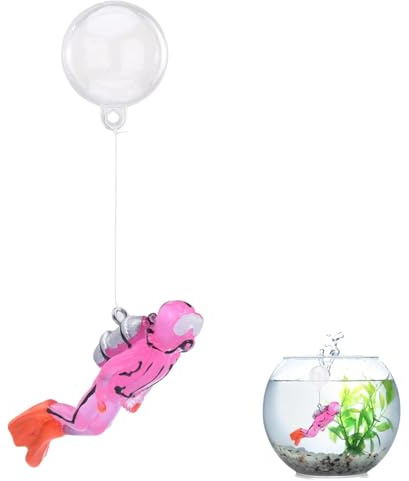 Holdes Décorations flottantes pour aquarium - Glow-in-The-Dark Fish - Décoration pour aquarium - Accessoire d'aquarium - Décoration de plongée miniature pour eau salée et eau douce