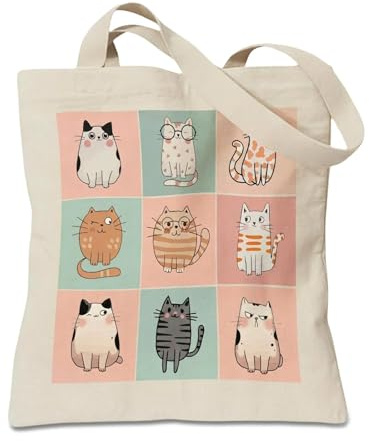 Clyrax Handtasche Damen, Pilz Design Tragetasche, 40×35.5 CM Große Kapazität Einkaufstasche, Tasche Damen mit Reißverschluss für Alltag Einkauf Reise, Perfekt Geburtstagsgeschenke