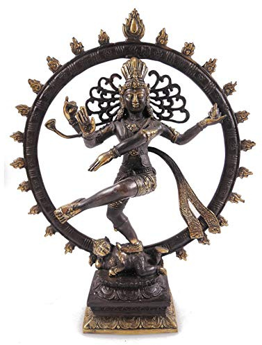 Figur Shiva Nataraja aus Bronze, Höhe 35 cm. Asiatische Handwerkskunst