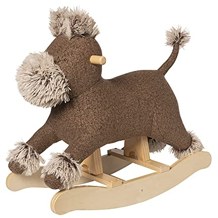 Manhattan Toy Terrier Plüsch Hund Holz Schaukel Spielzeug
