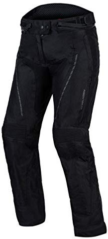 REBELHORN Hiker III Textile Motorradhose für Frauen Membran-Knieschützer rutschfeste Paneele Reflektierende Elemente 4 Lüftungskanäle 2 Taschen