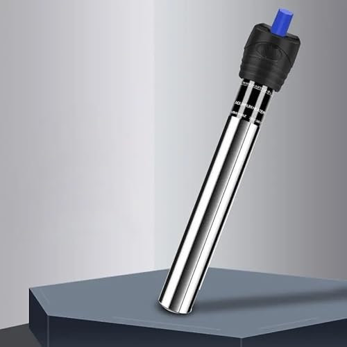 Tigerlily Enterprises 200W Submersible Aquarium Heater – Adjustable Thermostat Stainless Steel Energy-Efficient Fish Tank Heater for 100L – 200L Freshwater & Saltwater Aquariums