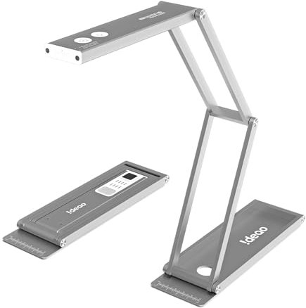 IDEAO DC400 4K USB Dokumentenkamera, Webcam & Dokumentenscanner, 3-in-1, 13MP, 4K/30fps 1080P/60fps, Autofokus, Mikrofon, LED-Lampe, 100+ OCR, Windows, Mac Chromebook, für Fernlernen & Treffen