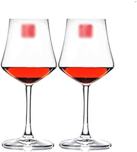 Habiba Weingläser Weingläser aus Kristallglas, Exquisite Rotweingläser, 2er-Set Glaswaren, spülmaschinenfest, professionelle Qualität Sauber