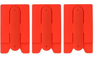 Hemobllo 3stücke Silikon Handyhalter Mit Kartenfach Und Kickstand Kompatibel Mit Pixel Rot Für Id-Karten Kreditkarten Und Bargeld rutschfest Und Bequem