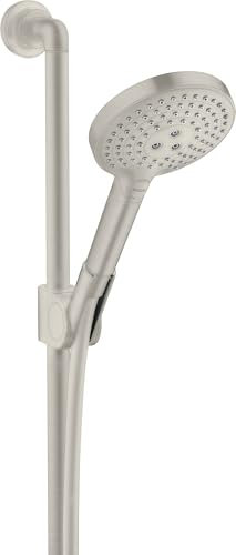 hansgrohe Brause-Set Axor Citterio 900mm, m HB, 120mm, 3jet, Edelstahl-Optik