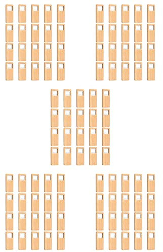 BYSL Lot de 100 décapsuleurs en bois avec poignée en bois - Tire-bouchon en acier inoxydable - Accessoires de cuisine - de fête