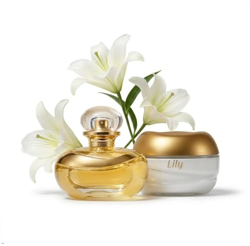 O Boticário | Lily | Set Regalo | Perfume EDP 75ml + Crema Corporal | Set Regalo Mujer | Perfume EDP 75ml + Crema Corporal 250g | Aroma Flor de Lirio | Hidratación 48h | Vegano