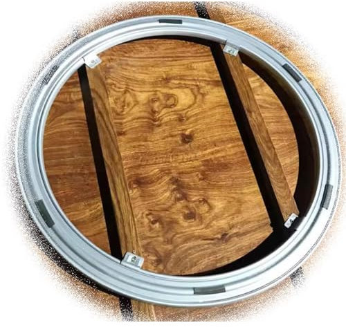 HCZION Aluminium-Drehteller-Lager Lazy Susan Drehlager Schwerlast-Schwenkplatten-Hardware Für Kuchenständer/Küchen-Ding-Tisch/Werkbank (Size : 60cm/24inch)