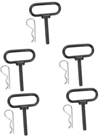 BESPORTBLE 5sätze Edelstahl Anhängerkupplungs-pin Für Rasenmäher Praktischer Hitch Pin Für Landwirtschaftliche Fahrzeuge Langlebig Und Einfach Zu Bedienen Für Traktoren Und