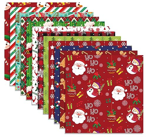 24 Blatt Scrapbook Papier Weihnachten Bastelpapier Weihnachten Basteln Motivpapier,12 Designs Scrapbook Craft Papier, 12x12Inch Karte Herstellung Scrapbook DIY Hintergrundpapier Scrapbooking
